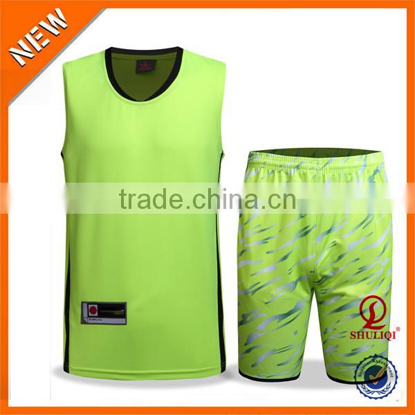 2016 100% Polyester quick dry latest new basketball jersey design for man