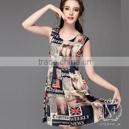 2016 ladies smart new model casual dress