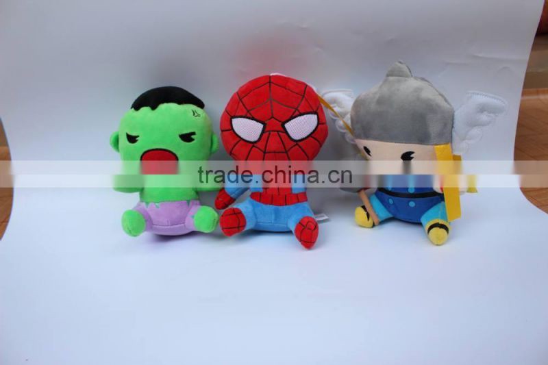 2015 newest Superman batman Plush toy USA captain Thor Plush Doll Gift For Children