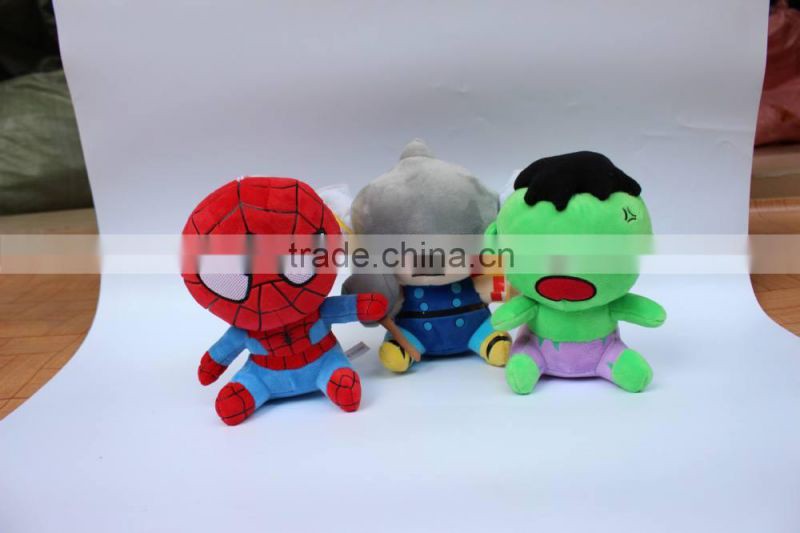 2015 newest Superman batman Plush toy USA captain Thor Plush Doll Gift For Children