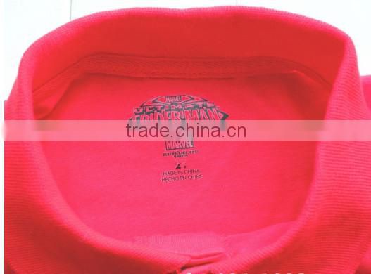 2015 spiderman boys clothing set children tracksuit t-shirt and pants set stripe clothing set