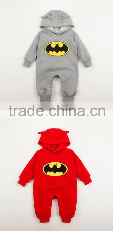 Hot Sale Autumn Winter New Cotton Girls Boys Rompers Baby Cute Rompers Infant Jumpsuits