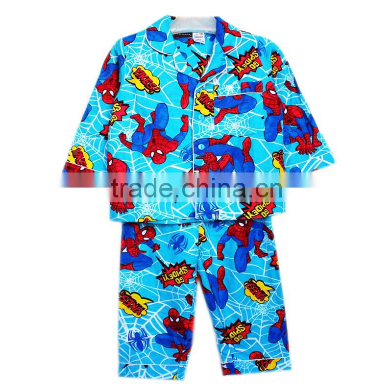 turtles kid cotton pajamas spiderman pyjamas cartoon winter children sleepwear