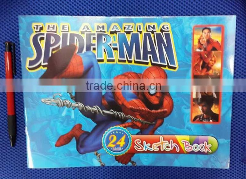 wholesale spiderman sketch book