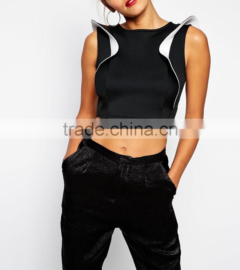 Sleeveeless fashion women tank top