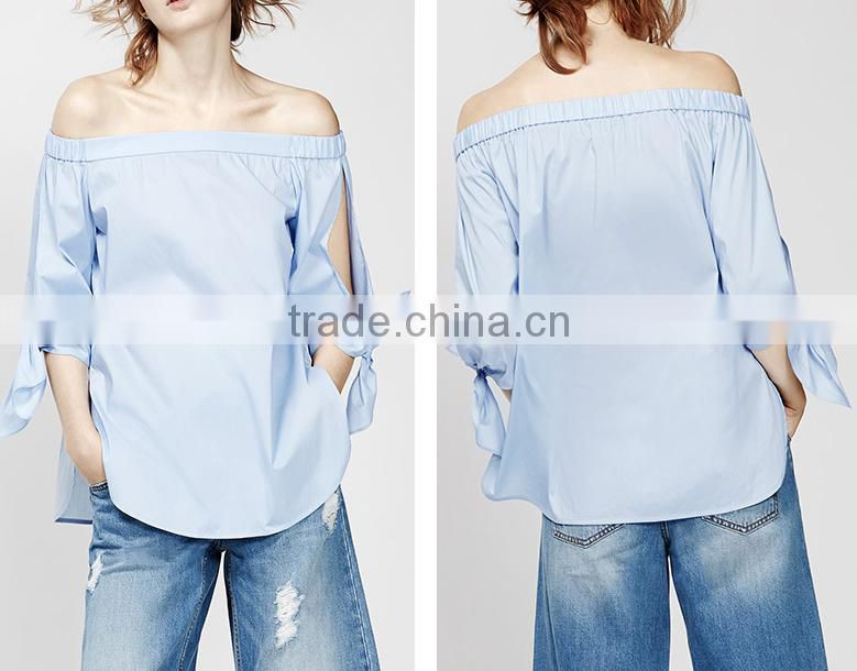 club girl off-shoulder blouse plain offshoulder tops