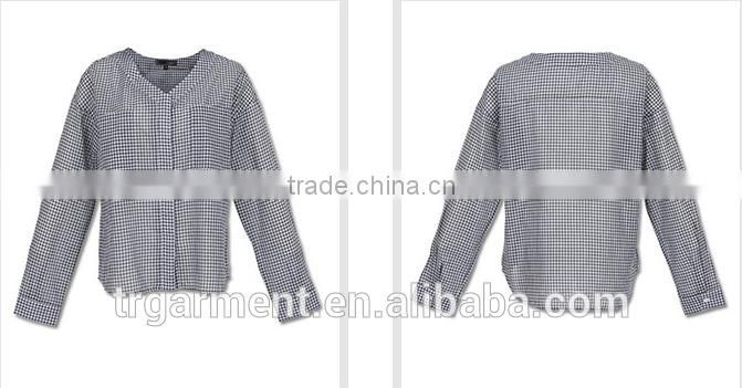 korean blouse wholesale blouse linen ruffle blouse