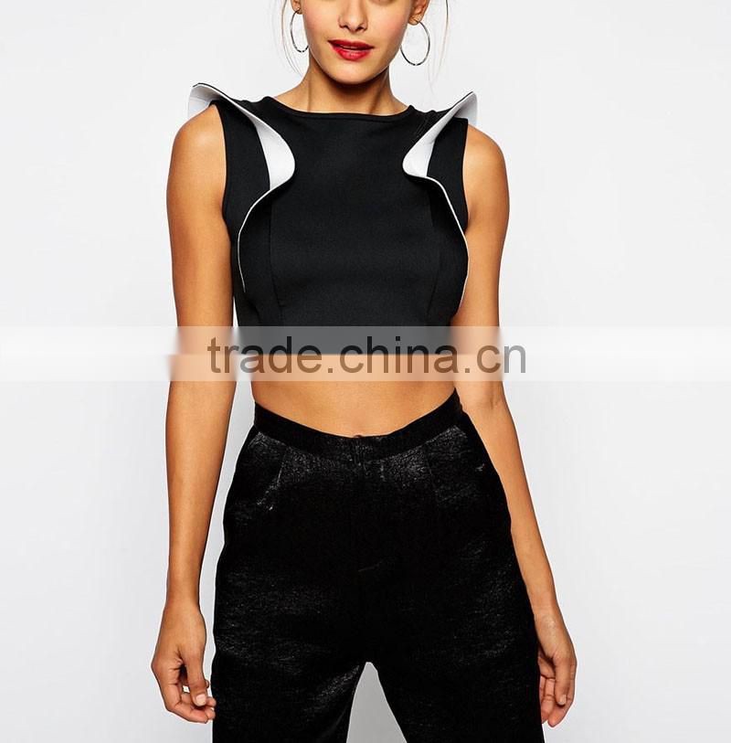 Sleeveeless fashion women tank top