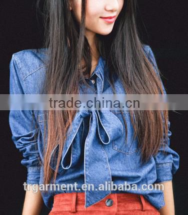 newest jean shirt floral jean tops jean summer shirts