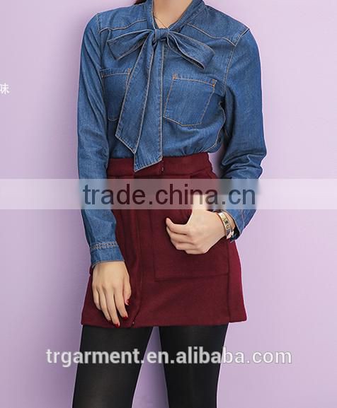 newest jean shirt floral jean tops jean summer shirts