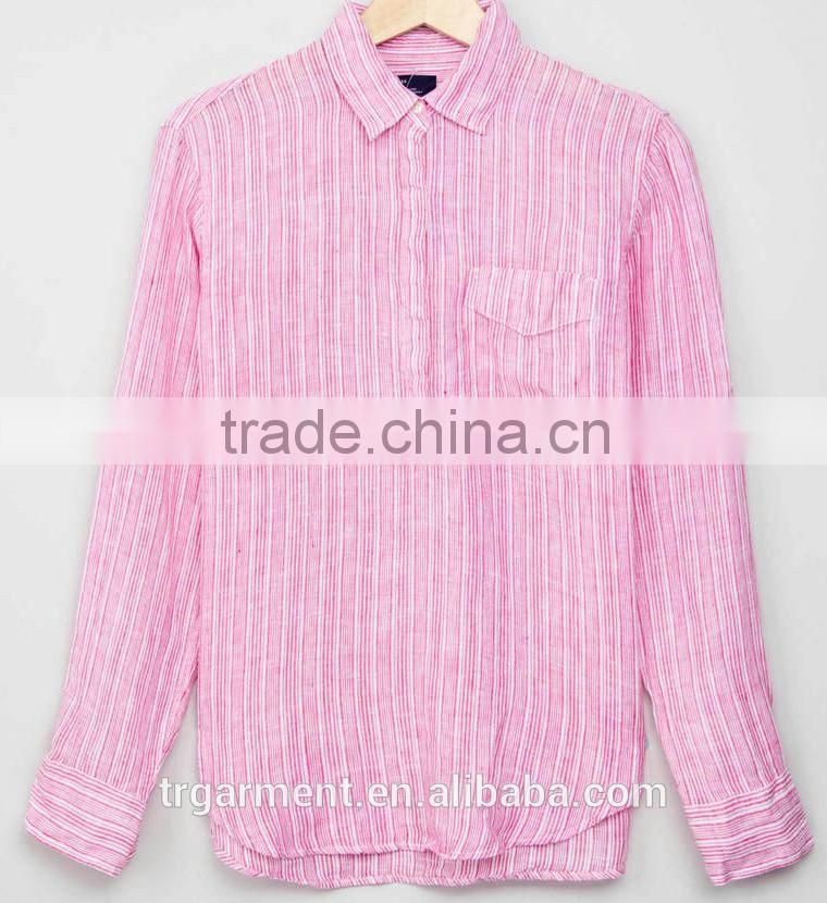 women bodyshirt linen casual tops plus size blouses