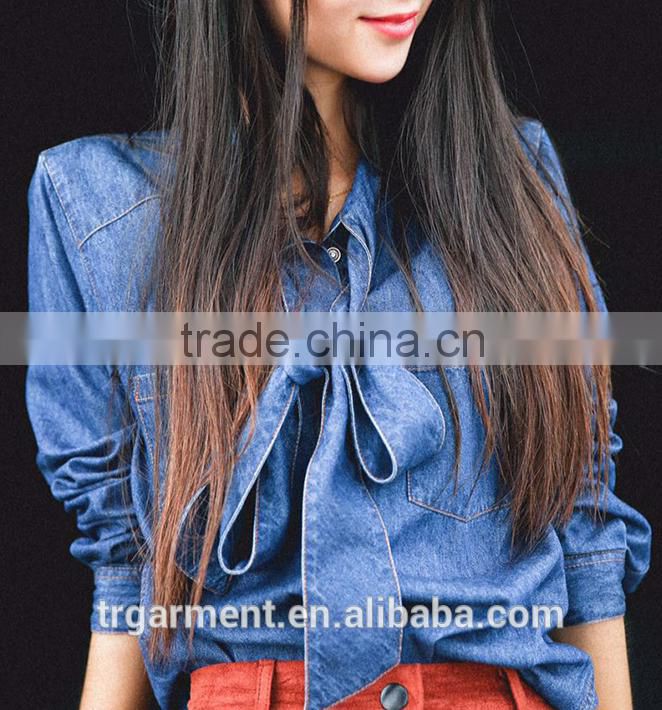 newest jean shirt floral jean tops jean summer shirts