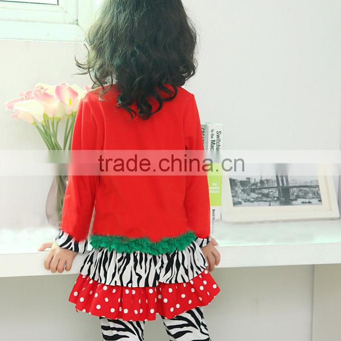 2015 Fall New Fashion Baby Girl Clothing Sets Frozen Pattern Girl Flower Clothing Set Children Clothes CS41011-15