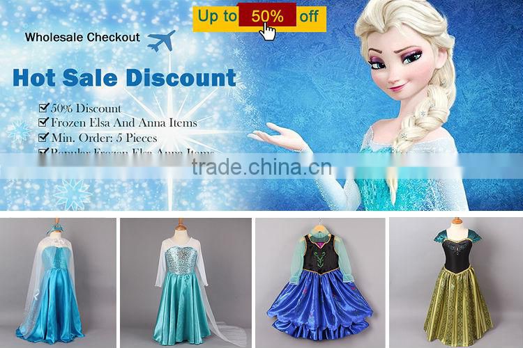 2015 Fall New Fashion Baby Girl Clothing Sets Frozen Pattern Girl Flower Clothing Set Children Clothes CS41011-15