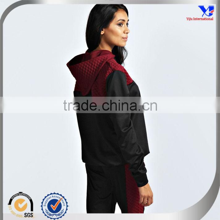 Embossing design good price fahion lady korean hoody