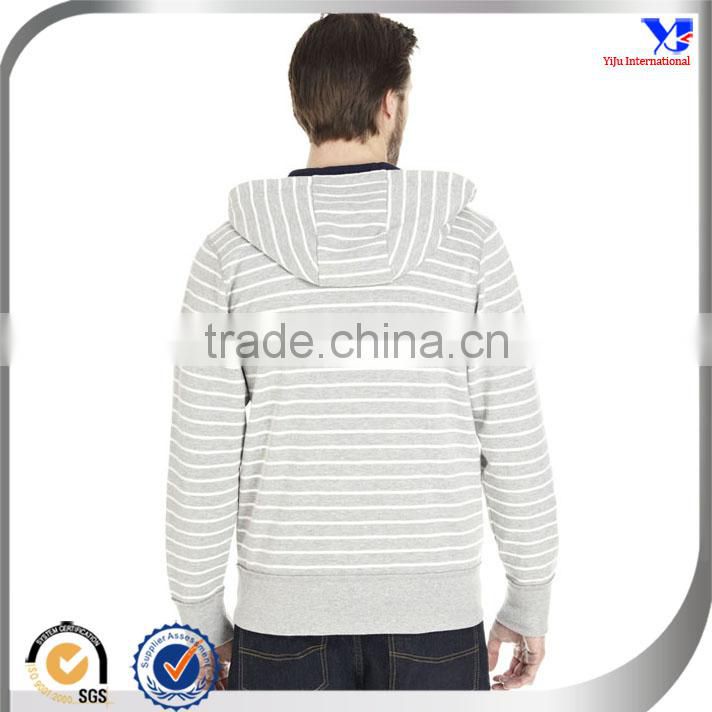 Zip up strips color good price fahion brand hoody