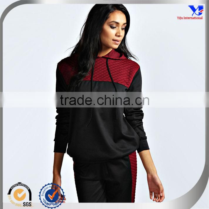 Embossing design good price fahion lady korean hoody