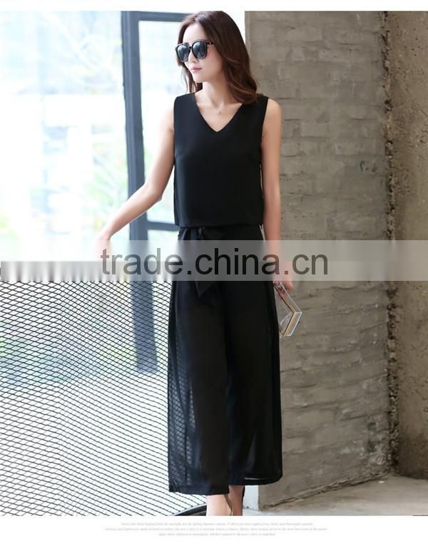 ladies elegant long transparent dress sleeveless dress