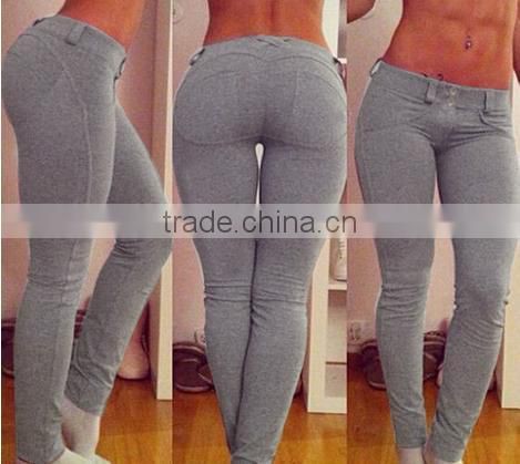 Womens Sexy Skinny High Waist Leggings Stretchy Bodycon Pencil Pants Trousers