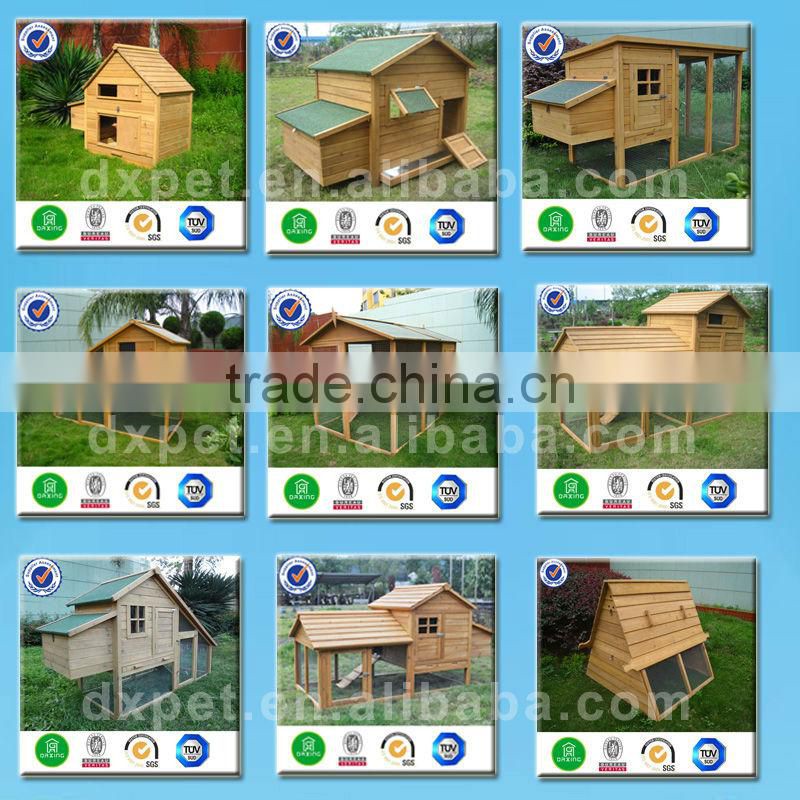 Wooden Chicken House with Two Nesting Box DXH003