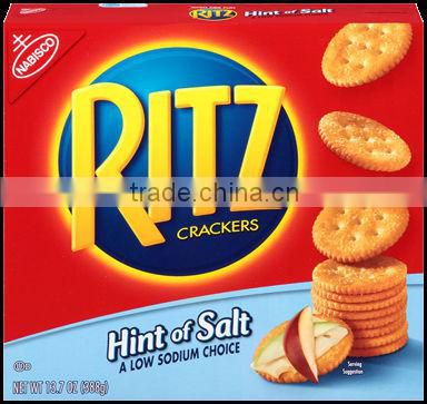 Hint of Salt Ritz Crackers Biscuits 338Gr FMCG products