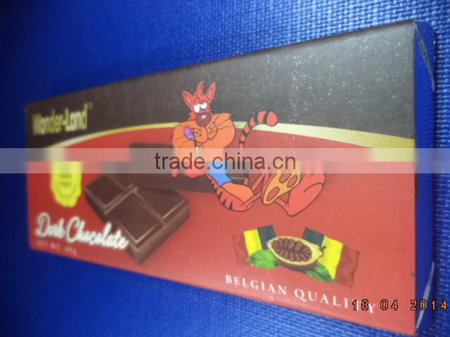 100% Pure Natural Premium-Quality Dark Chocolate 45g - OEM Services Welcomed FMCG products