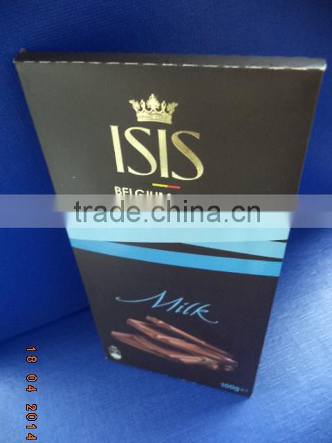 100% Pure Cocoa Butter Milk Chocolate 100g - OEM Services Welcomed FMCG products