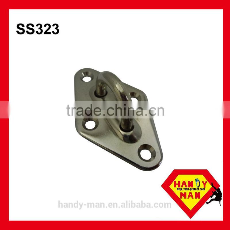 Marine Deck Hardware Stainless Steel Small Diamond Type Eye Plate