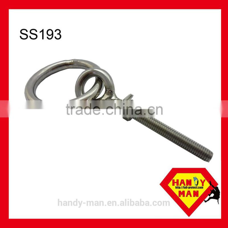 Hardware accessory Stainless Steel 304 Ring Bolt With One Nut and One Washer