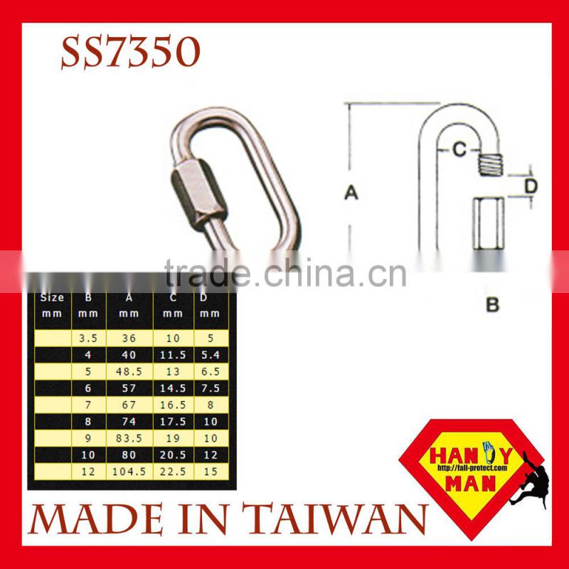 Marine Deck Hardware Stainless Steel Triangle Quick Link
