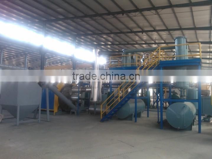 hot selling 2016 new industrial waste tire pyrolysis oil machine