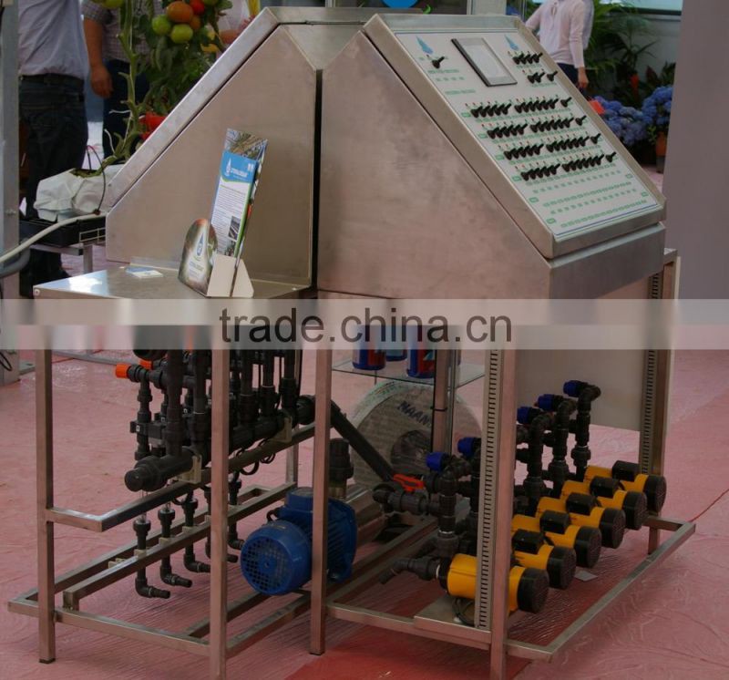 Climate and Hydroponic Controllers for EC / pH, Fertilizer Mixing and Irrigation on Hydroponic Growing Greenhouses