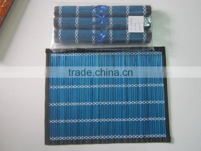 Purple colored bamboo table mat with competitive price from Vietnam