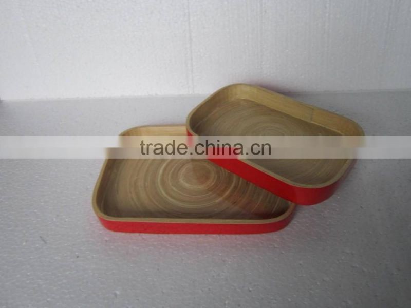 Vietnam handicrafts durable bamboo tray