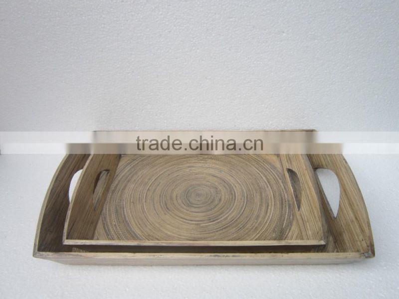Vietnam handicrafts bamboo serving tray