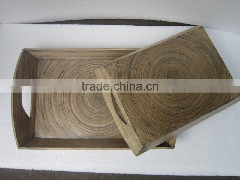 Vietnam handicrafts bamboo serving tray