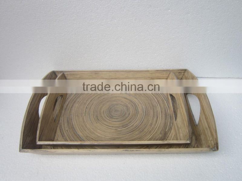Vietnam handicrafts bamboo serving tray