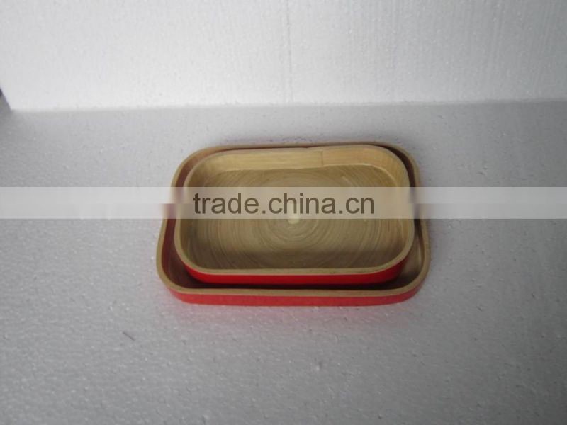 Vietnam handicrafts durable bamboo tray
