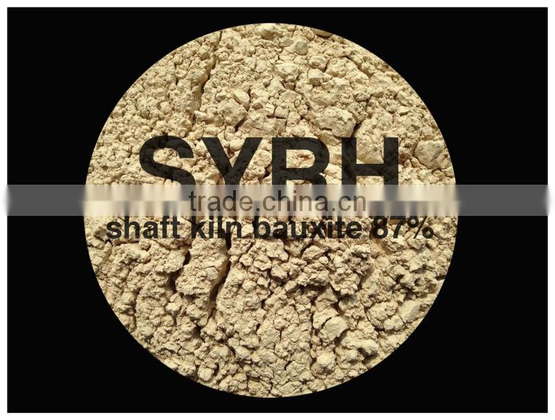 China calcined bauxite Al2O3