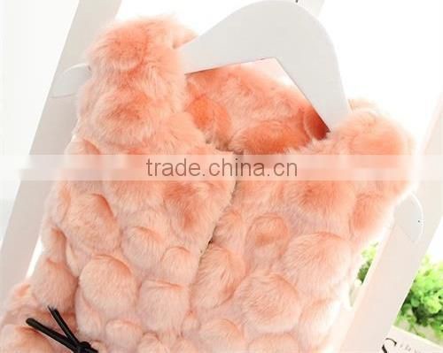 lovely baby kids overseas wholesale suppliers man-made fur vest