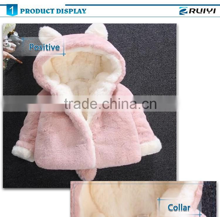 best selling fancy kids clothes synthetic fur winter fur coat