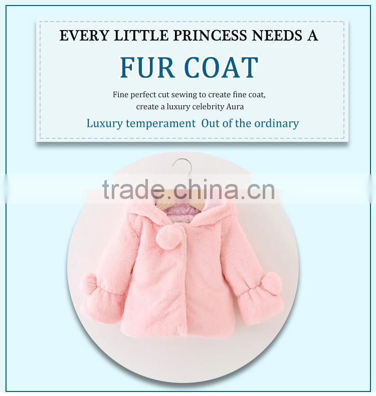 bulk wholesale clothing fancy girls clothing man-made fur coat
