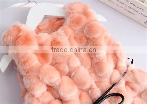 lovely baby kids overseas wholesale suppliers man-made fur vest