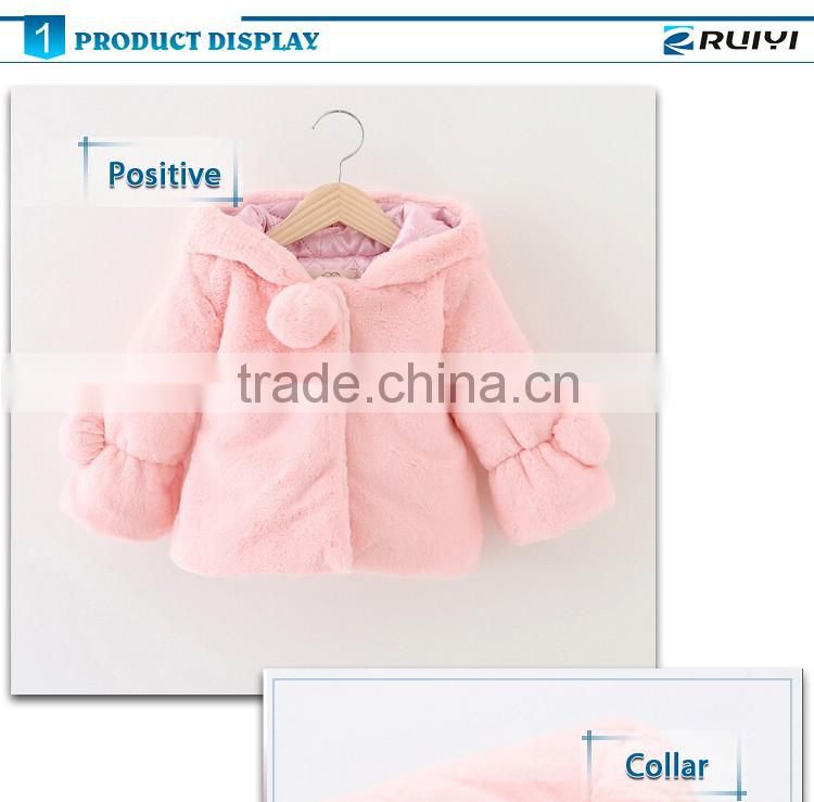 bulk wholesale clothing fancy girls clothing man-made fur coat