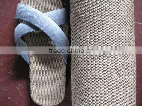 eco-friendly jute fabric for slippers