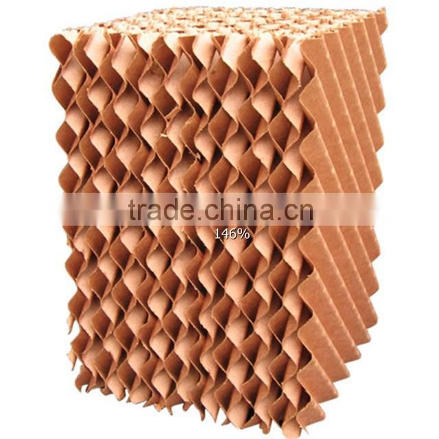 Evaporative wall mounted cooling pad cooling pad for fan