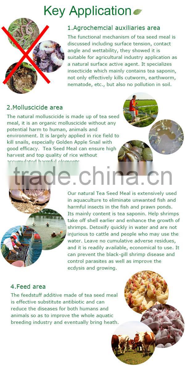 Tea seed Meal With/Without Straw/ Tea Seed Cake/Powder, granular/Organic Fertilizer