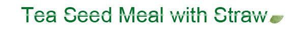 earthworm suppressant Tea Seed Meal with/without Straw for turf management,golf courses