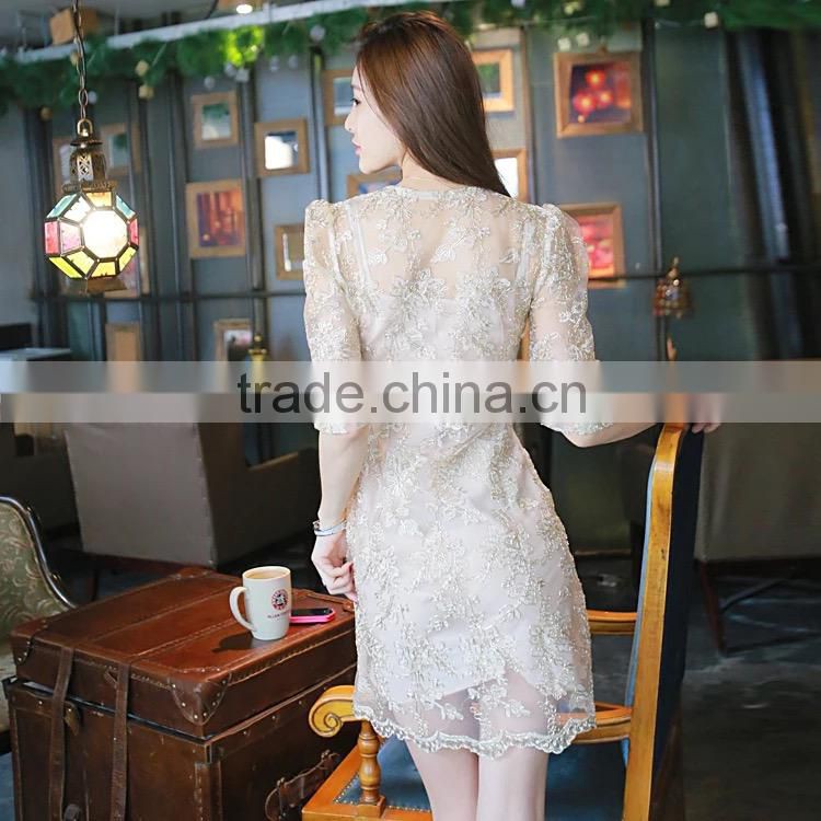 embroidered dress