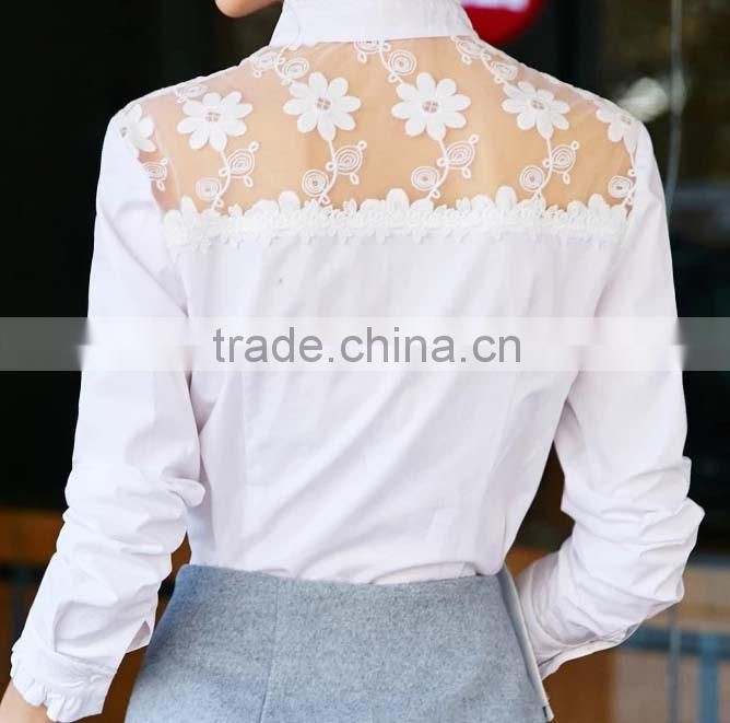 2016 fashion embroidery blouse